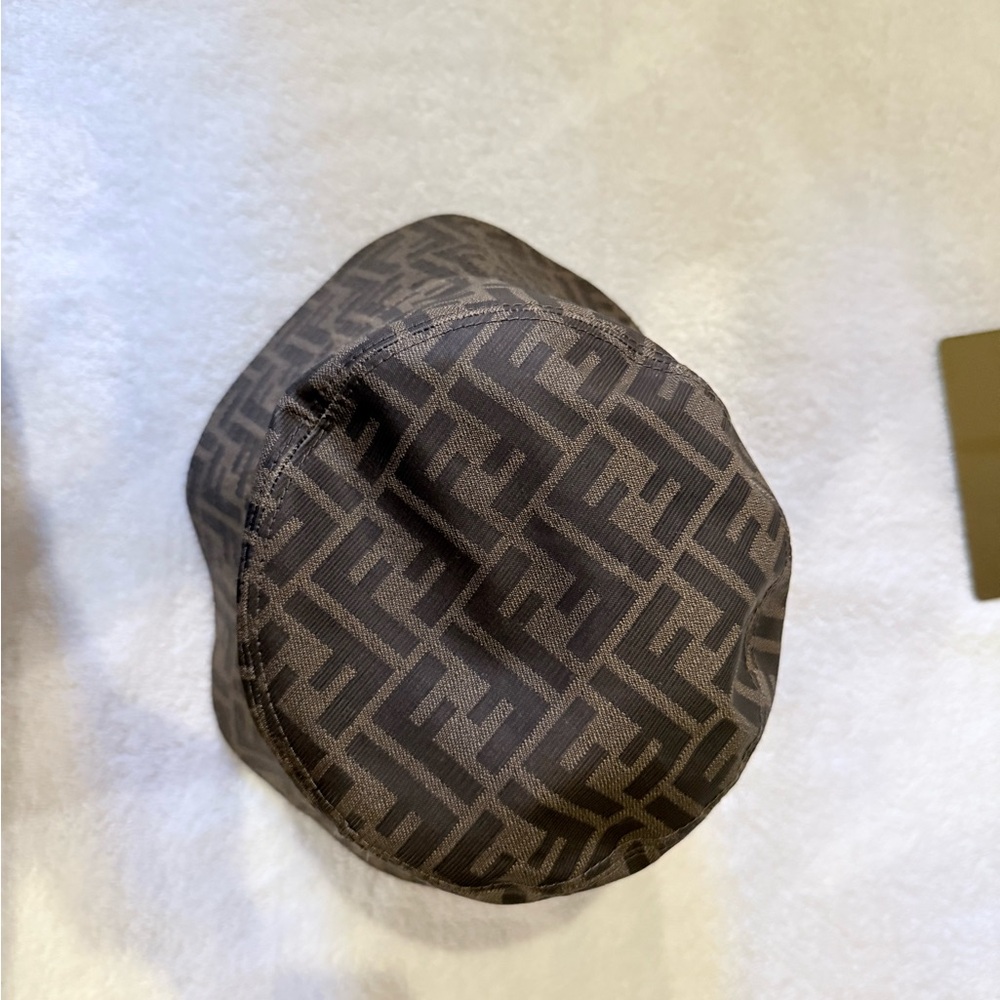 Fendi Monogram Tan Bucket Hat - Picture 4 of 8